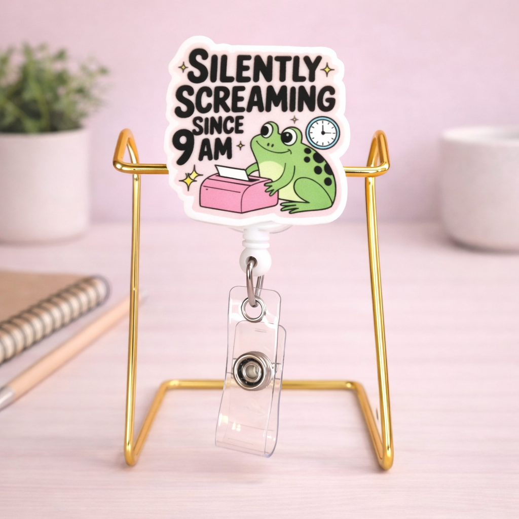 Badge Reel - Silently Screaming Since 9 AM